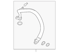 2014-2019 Ford Fusion Air Conditioning Refrigerant Suction Hose HG9Z-19D742-F