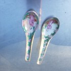 Nice pair of famile rose spoons — photo 2