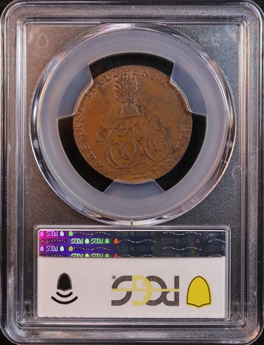 1794 Great Britain Kent, Hawkeurst Conder 1/2 Penny - PCGS MS63 BN - Choice Unc. - Picture 5 of 10