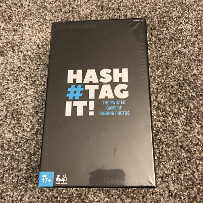 Hashtagit The Hysterical Game Of Tagging Photos By: Endless Games.  NEW 