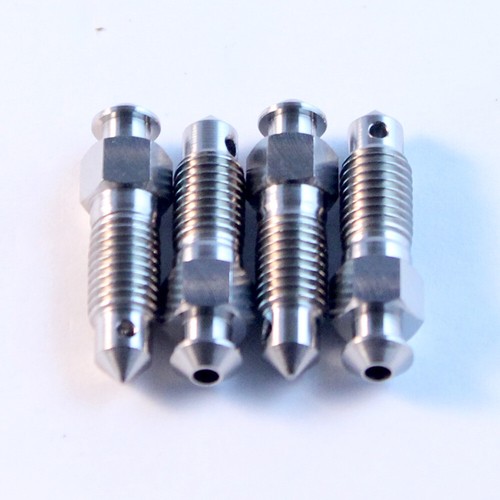 Mini PartsTitanium 1/4″ UNF28 bleed screw. Corrosion proof. Part:513118A - Picture 4 of 4