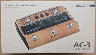 ZOOM Acoustic Creator AC-3 Preamp for Acoustic Guitar