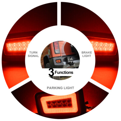 KENRTIR Smoked Lens 3 IN 1 LED Fog Lamp Housing Assembly - Foto 6