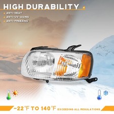 CAPA Headlight For 2001-04 Ford Escape XLS XLT 2003-2004 Limited Left With Bulb CAPA Headlight For 2001-04 Ford Escape XLS XLT 2003-2004 Limited Left With Bulb