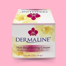 Dermaline Skin Brightening Cream, with Aloe & Vitamin E 2 fl oz
