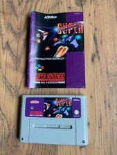 Super Strike Gunner Nintendo SNES cart & manual only PAL
