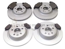 FORD S-MAX 2.0 TDCi TITANIUM ZETEC FRONT & REAR BRAKE DISCS PADS (MANUAL BRAKE)