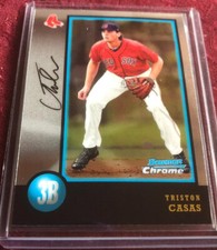 Triston Casas 2018 Bowman Draft 1998 20th Anniversary # 98B-TC, Boston Red Sox