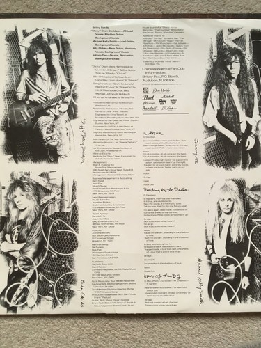 BRITNY FOX - BOYS IN HEAT (UK 1989 VINYL LP) - Picture 4 of 4