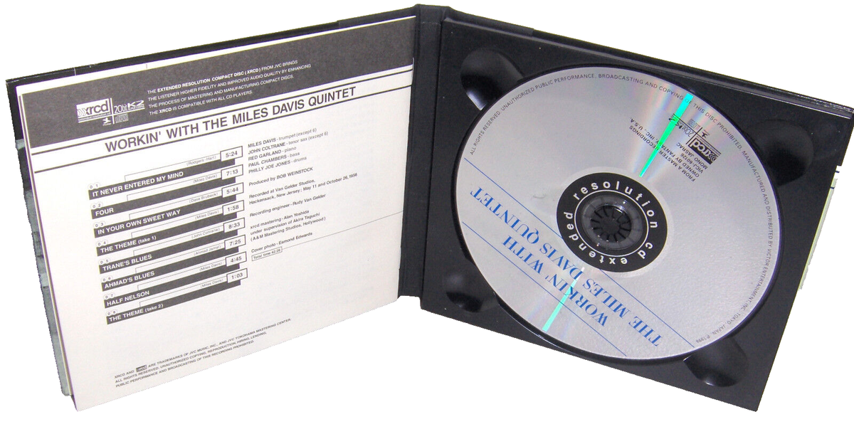 XRCD CD VICJ-60126: Miles Davis Quintet - Workin' With - 1998