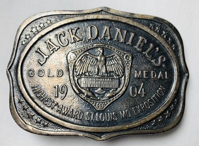 jack daniels belt buckle 1904