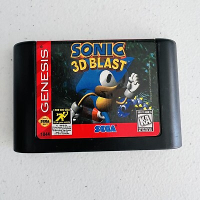 Sonic 3D Blast (Sega Genesis, 1996) Cartridge Only | Tested & Working!