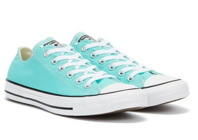 aqua blue converse all star