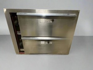 AMERICAN PERMANENT WARE MODEL WP2, 2 COMPARTMENT CHIP BUN WARMING CABINET