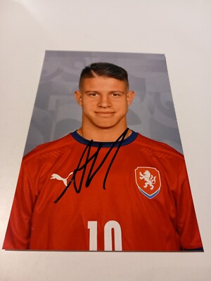 Signiertes Foto Adam Hlozek Tschechien Bayer Leverkusen NEU (2)