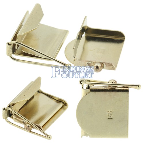 14K White Gold Box Lock Clasp Male & Female Figure 8 Complete Set ALL SIZES USA - Picture 38 of 42