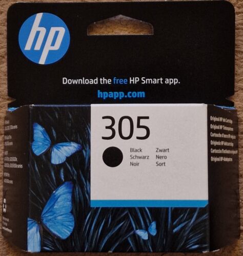 NEW Genuine Original HP 305 Black Ink Cartridge For Deskjet Printers - Picture 1 of 2
