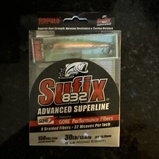 Sufix 832 Advanced Superline Braid - 30lb - Low-Vis Green - 150 yds