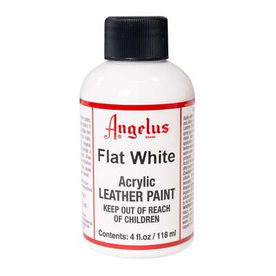 Angelus Matt Weiß (105) Acryl Lederfarbe 118ml (105,93 /1L) Leder färben
