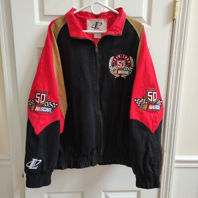 レーシングジャケット Racing Jacket NASCAR CASE XL 90s Budweiser Nascar Racing Jacket (XL) – Stocked Vintage