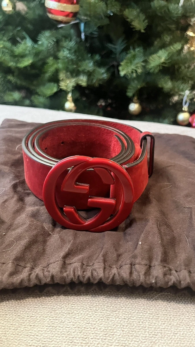 Gucci store suede belt