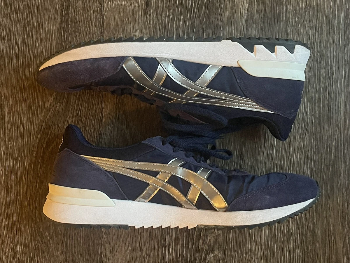 Onitsuka tiger blue best sale suede