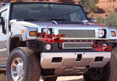 Stainless Steel 1.8mm Mesh Grille For 03-07 Hummer H2