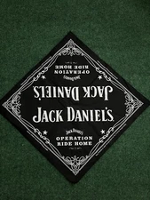 Jack Daniels Whiskey Bandana Military Operation Ride Home NEW Biker Motorcycle
