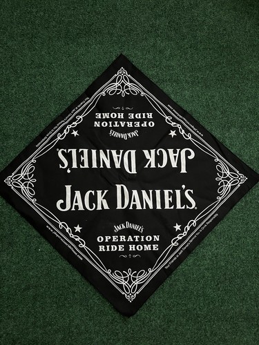 Jack Daniels Whiskey Bandana Militäroperation Heimfahrt NEU Biker Motorrad - Bild 1 von 3