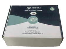 3 Pack  D FILTERS D1 Replacement Refrigerator Filters W10295370A EDR1RXD1