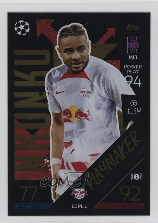 2022-23 Topps Match Attax UEFA Club Competitions Christopher Nkunku #LEPL4 0b3