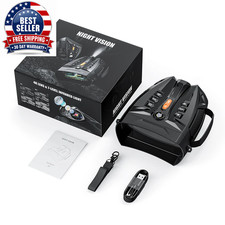 4.0'' Screen 4K Night Vision Binoculars 10X Digital Zoom with Tactical Light 500