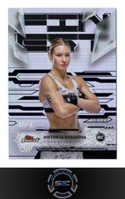 Viktoriia Dudakova - 2025 Topps Finest UFC Black Refractor RC, SN 15/20