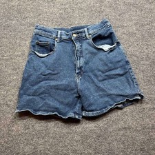 Vintage Bill Blass Denim Shorts Womens 12 Blue High Waist Mom Jean Casual