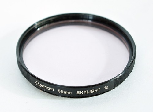 4x Vintage Canon Screw-In Lens Filters 58, 55, 52, 48 Skylight,Yellow,Polarizer - Picture 8 of 13