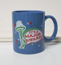 A CHRISTMAS STORY Leg Lamp MUG, classic worn text "It's A Major Award"/IMPERFECT