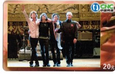 China: Telephone Card - The Rolling Stones - Mick Jagger, Keith Richards, Ron Wood/13
