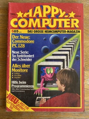 Happy Computer 5/85, Commodore, Atari, PC