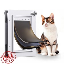 PETCOMING small white cat door