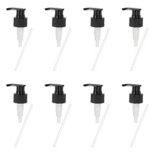 8 Pcs Soap Dispenser Pump Heads for Standard 28/410 Neck Size, Black