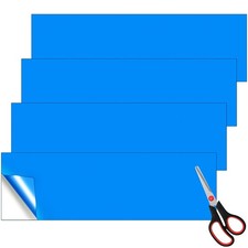 4 Pcs 23 x 5 Inch Vinyl Pool Repair Patch Kit Large Self-Adhesive PVC Pool Pa...