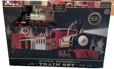 F.A.O. Schwarz 30-Piece Motorized Train Set With 18 Ft Track