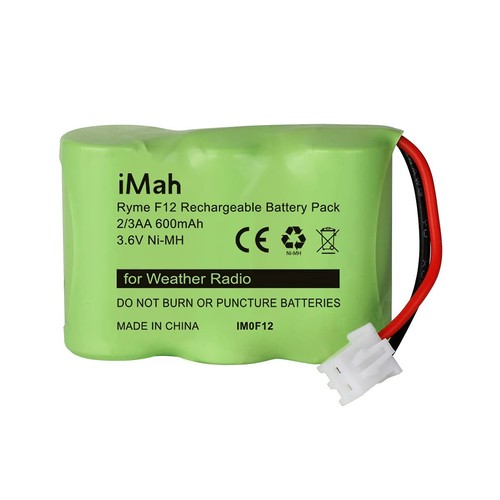 Bateria Recarregável Ni-MH 3,6V 600mah 3RT600AAA-ML - Eletropeças