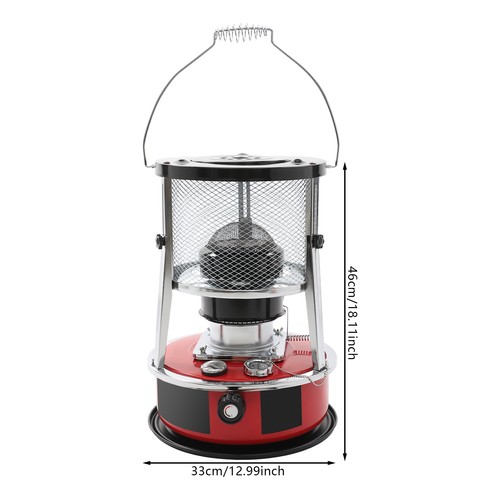 5.2L Kerosene Heaters,Kerosene Stove Heater Red,Portable Kerosene Space Heater - Picture 3 of 18