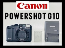 Canon PowerShot G10 Compact Digital Camera, Tested, Accessories Included