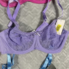 WACOAL Retro Chic Full-Figure Underwire Lacy Bra 855186 Size 36C New With Tags
