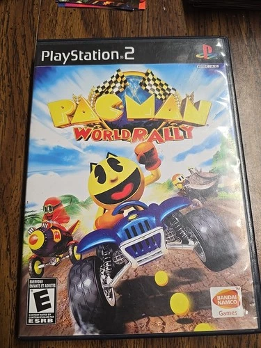 Pac-Man World Rally Sony PlayStation 2 PS2. Complete w/ Manual. Tested & Working