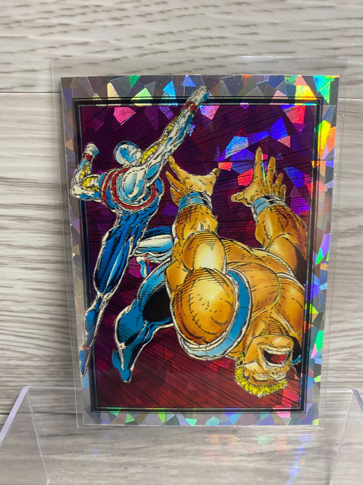 1992 Comic Images Youngblood Prisms #P3 DIEHARD by Rob Liefeld