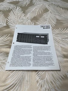 Vintage Original 1977 Yamaha PM-180 Sound Mixer Product Sheet