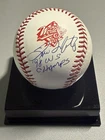 Tino Martinez NY Yankees Signed 1998 World Series Baseball & "98 WS Champs" Insc